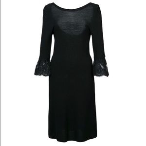 Oscar de la Renta Merino Wool knit dress